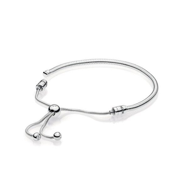 Pandora Moments Snake Chain Slider Bracelet(SOLD) - Picture 2 of 2